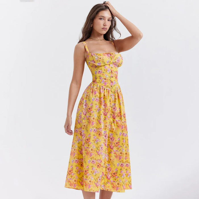 Como Estilizar o Vestido Floral Corset com Botões Cami