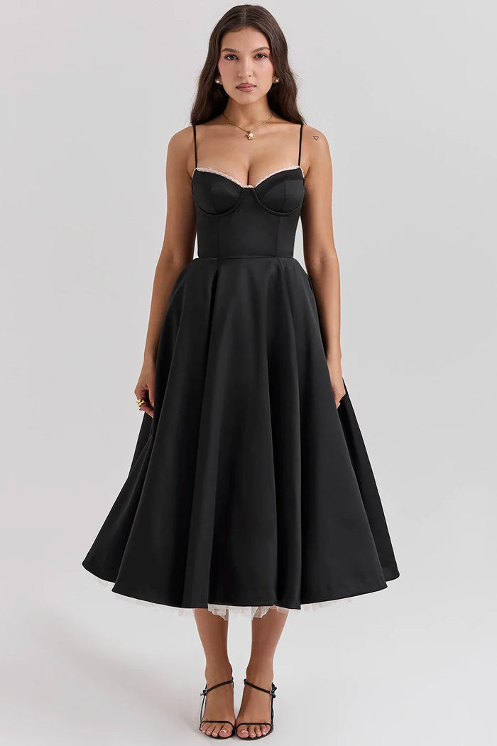 Vestido Midi Corset Zoe